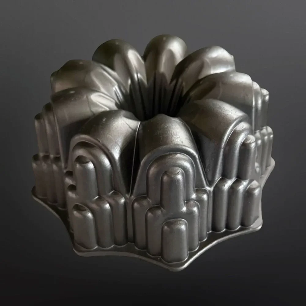 Martha Stewart Cast Aluminum Cathedral Bundt 10 Cup Bundt Pan Cast Non-Stick